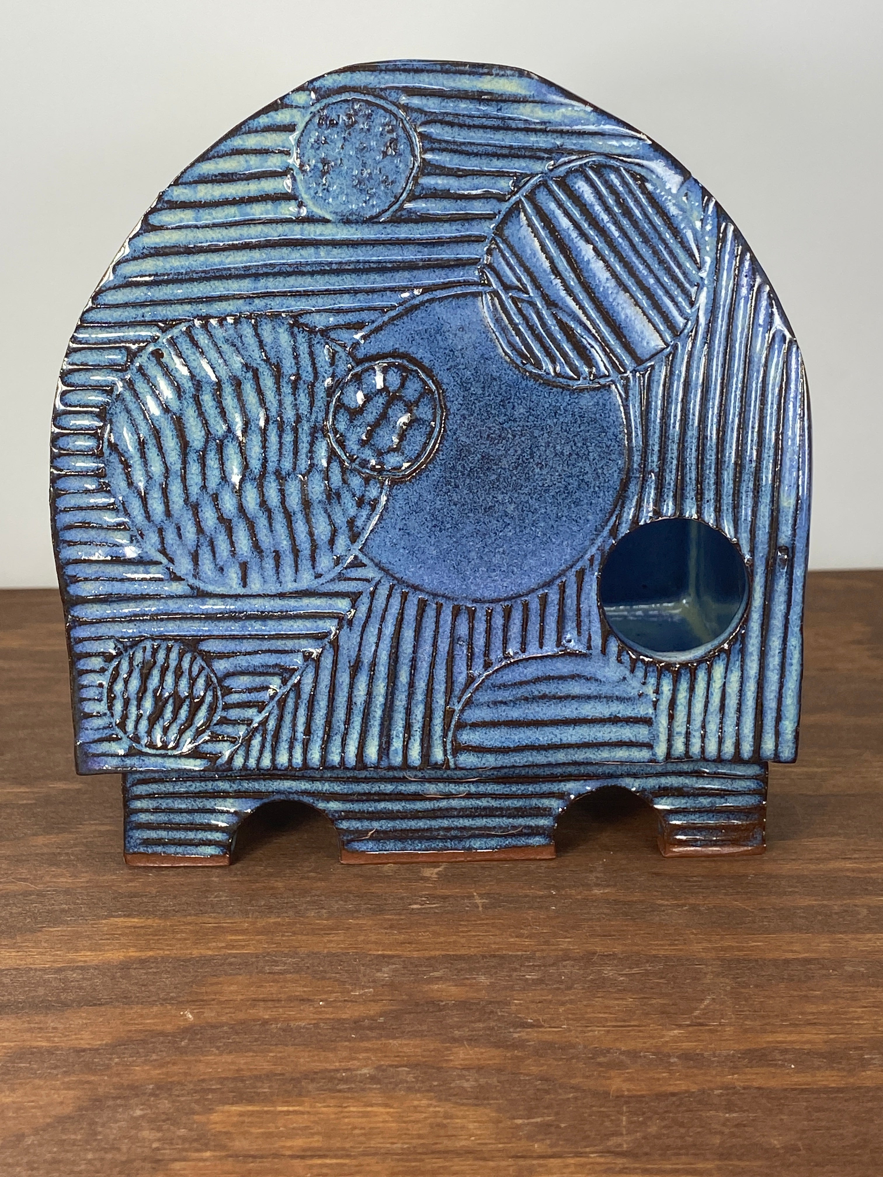Blue Napkin Caddy