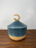 Blue Ceramic Jar